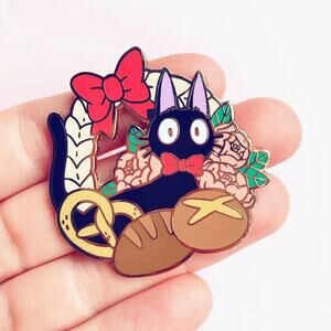 JiJi Cat in Baking Goods Kiki's Delivery Service Enamel Pins 428-2